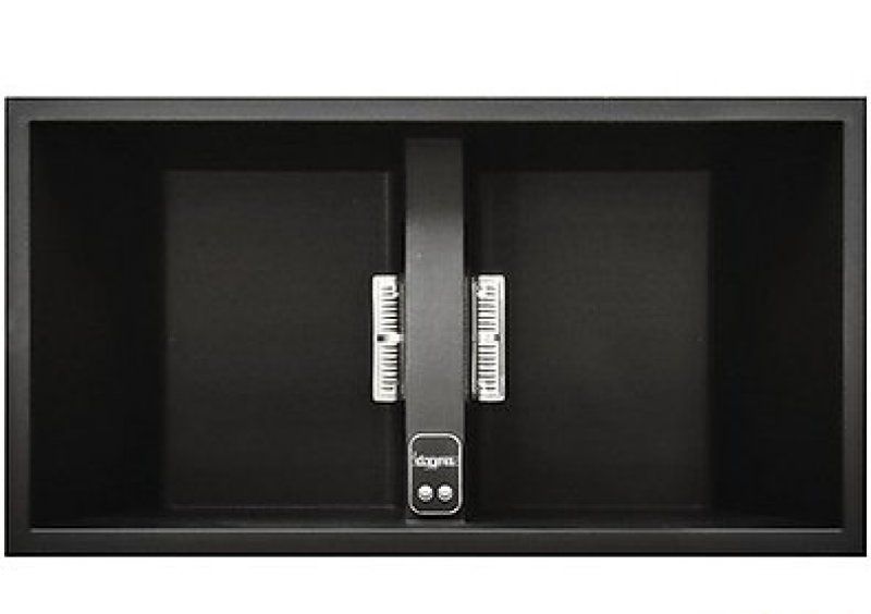 Мойка Elleci DOGMA 100 Black 86/86 M SLIM