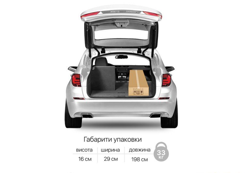 Кровать Нота 80х190 из массива бука