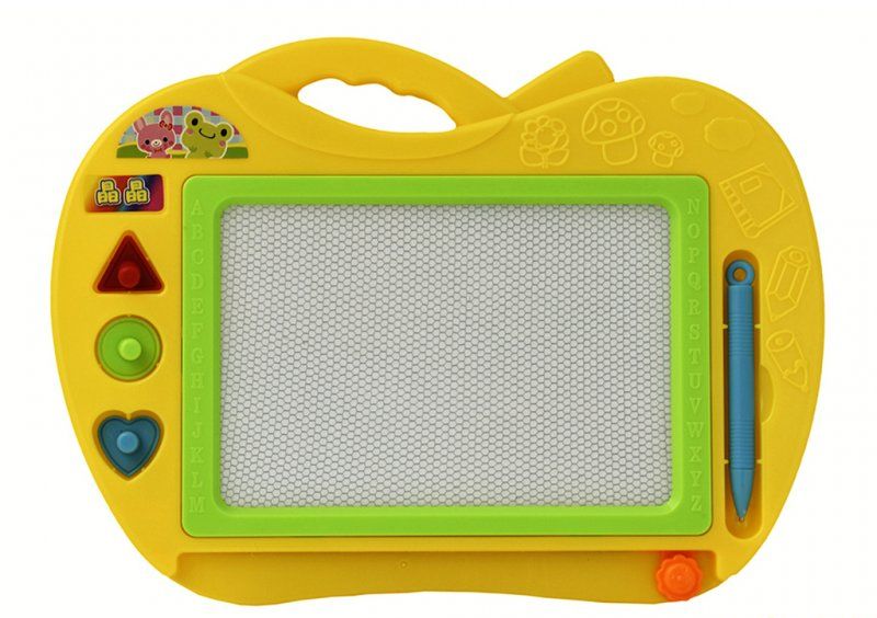 Детская магнитная доска Яблоко Yellow
