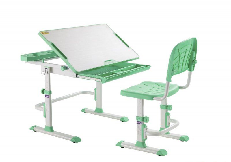 Комплект парта + стул трансформеры DISA GREEN