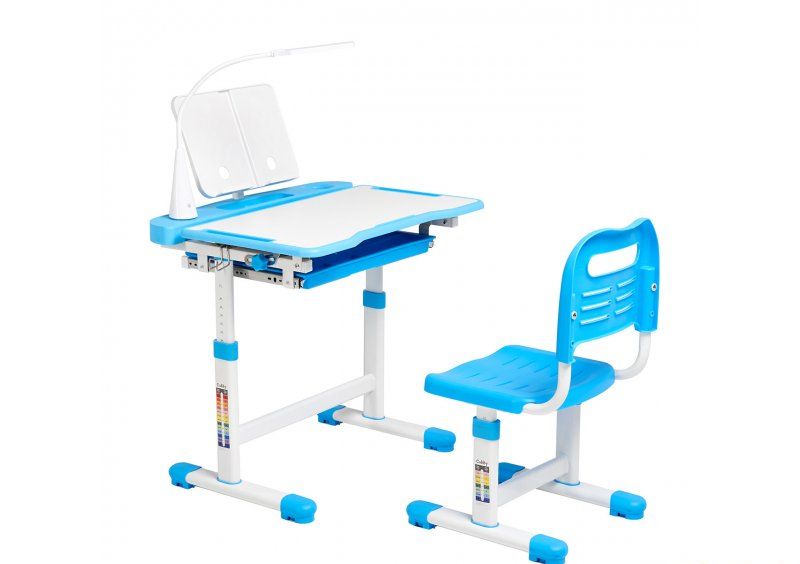Комплект парта + стул трансформеры Vanda Blue Cubby