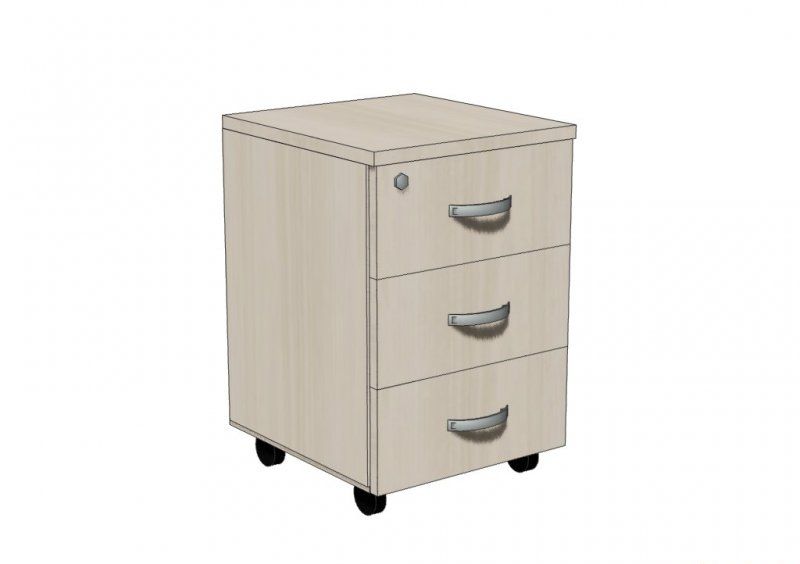 Мобильная тумба 3 ящика OS-9 60х40х40