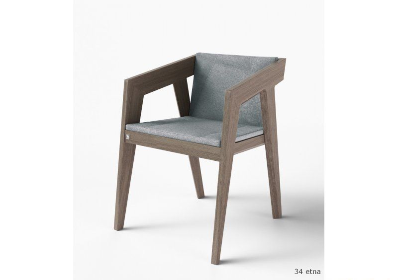 Стул низкий Air 2 Gray 2Soft рогожка