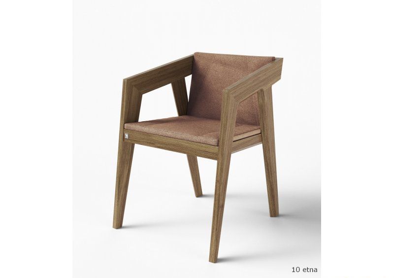 Стул низкий Air 2 Light Brown 2Soft рогожка