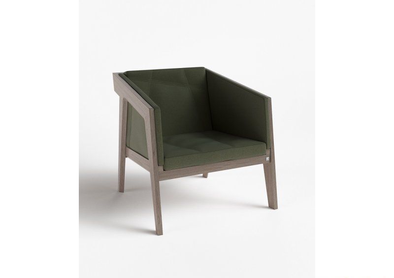 Кресло Air 2 Armchair Gray Soft рогожка