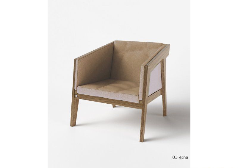 Кресло Air 2 Armchair Light Brown Soft рогожка