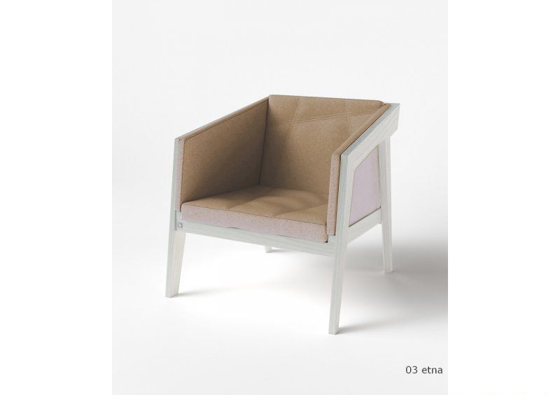 Кресло Air 2 Armchair White Soft рогожка