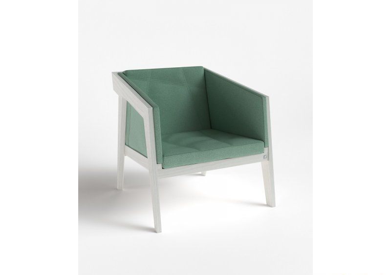 Кресло Air 2 Armchair White Soft рогожка