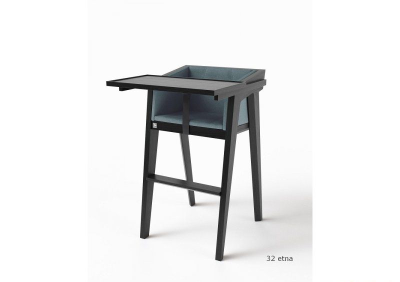 Стул детский Air 2 Kid Black Soft рогожка