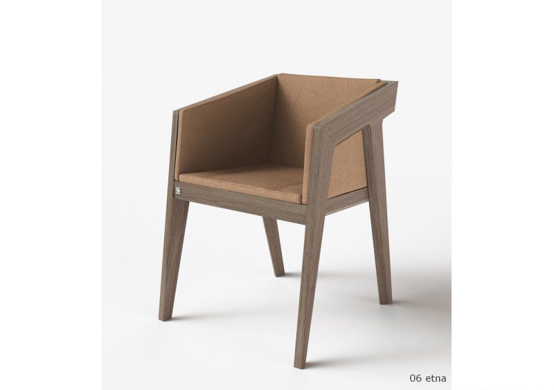 Стул низкий Air 2 Gray 4Soft рогожка