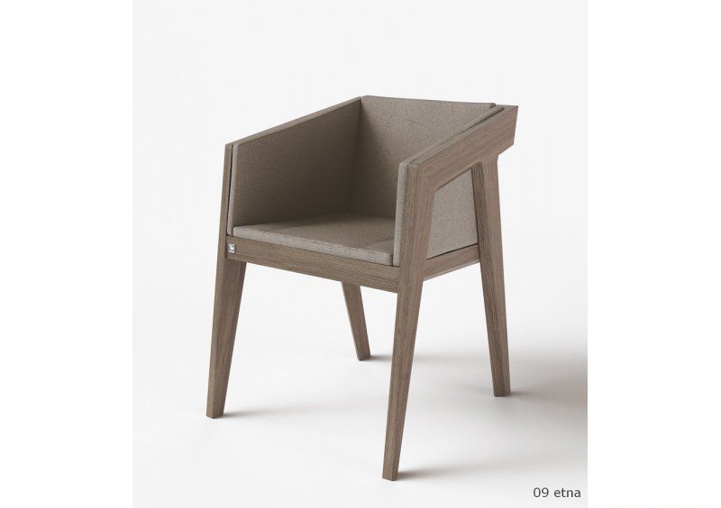 Стул низкий Air 2 Gray 4Soft рогожка