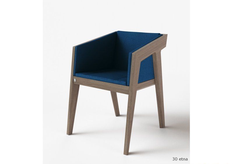 Стул низкий Air 2 Gray 4Soft рогожка