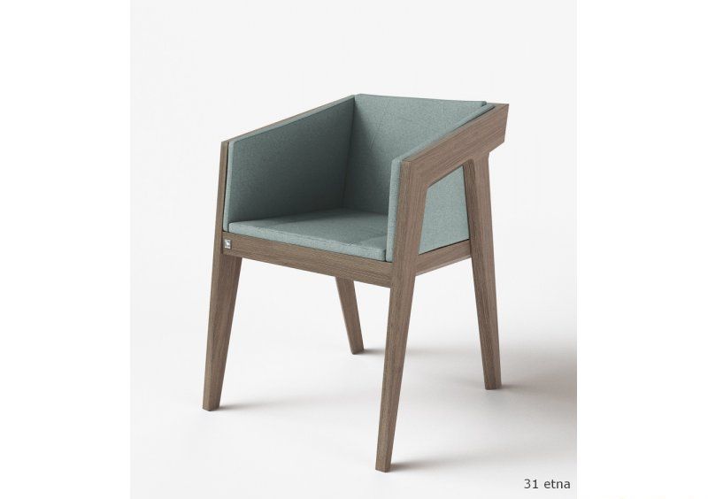 Стул низкий Air 2 Gray 4Soft рогожка