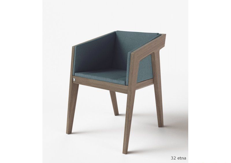 Стул низкий Air 2 Gray 4Soft рогожка