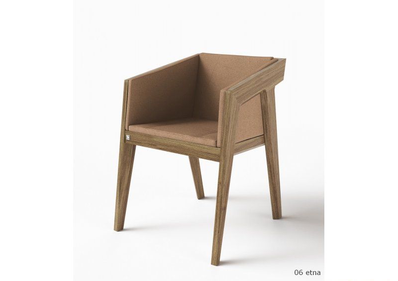 Стул низкий Air 2 Light Brown 4Soft рогожка