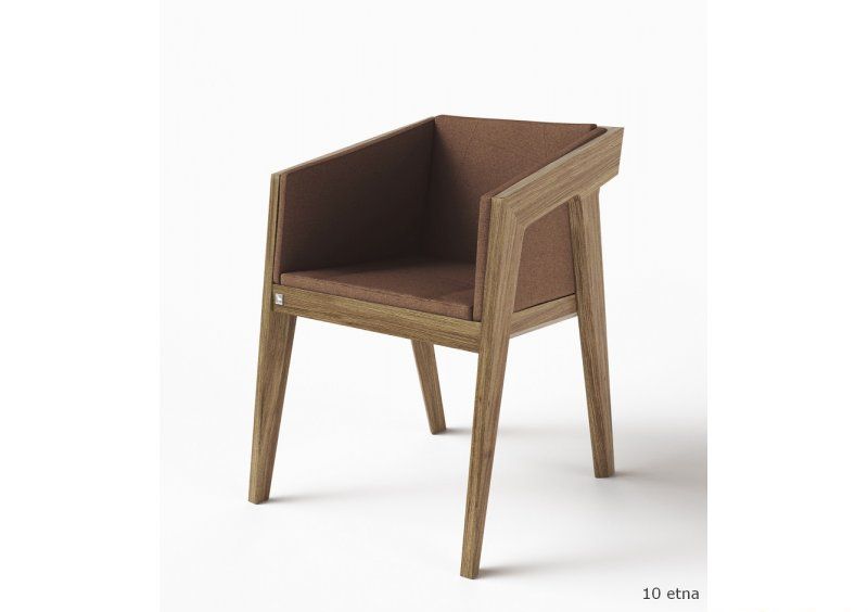 Стул низкий Air 2 Light Brown 4Soft рогожка