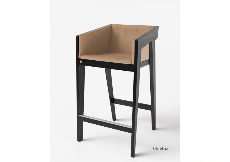 Стул барный Air 2 Bar M Black Soft рогожка