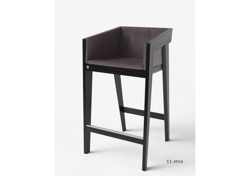 Стул барный Air 2 Bar M Black Soft рогожка