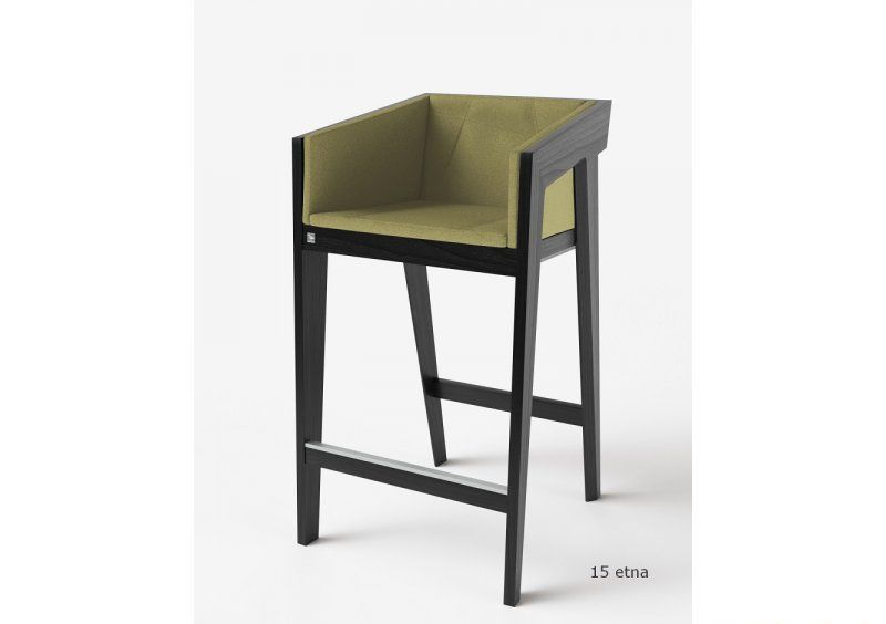 Стул барный Air 2 Bar M Black Soft рогожка