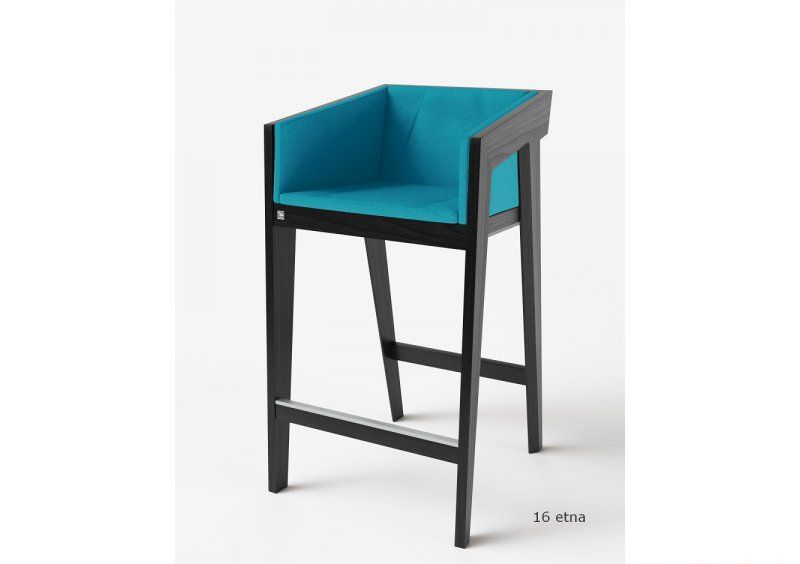 Стул барный Air 2 Bar M Black Soft рогожка