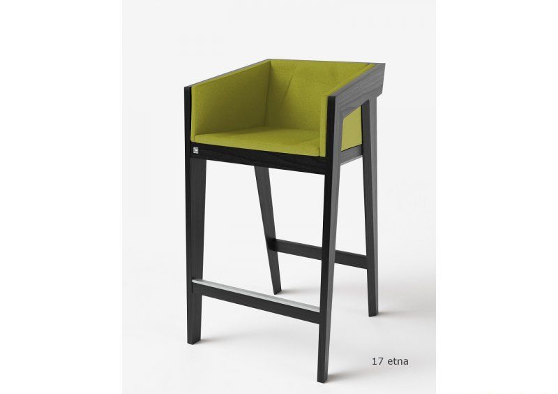 Стул барный Air 2 Bar M Black Soft рогожка