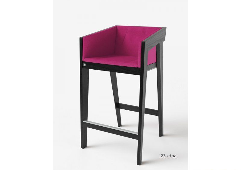 Стул барный Air 2 Bar M Black Soft рогожка