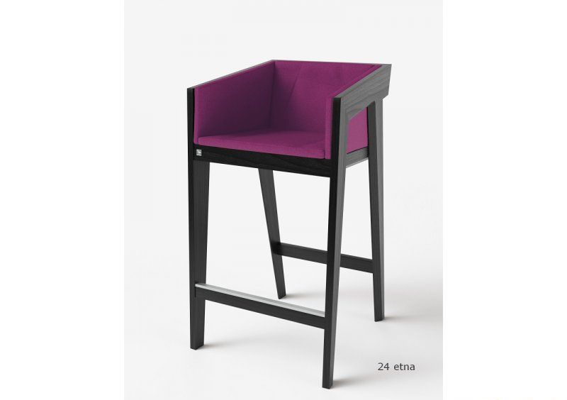 Стул барный Air 2 Bar M Black Soft рогожка