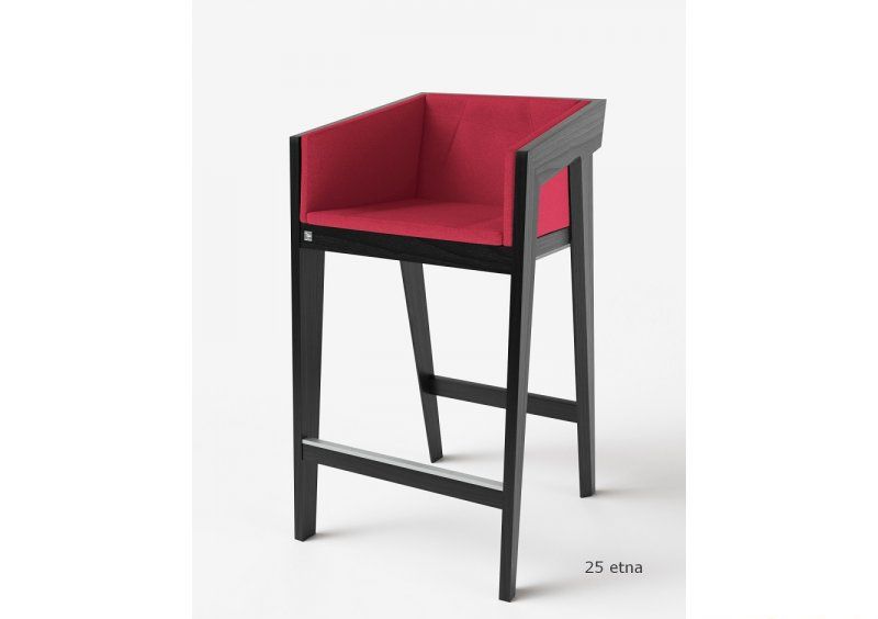 Стул барный Air 2 Bar M Black Soft рогожка