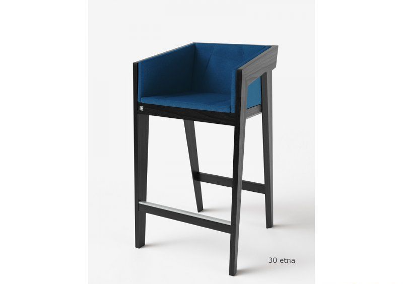 Стул барный Air 2 Bar M Black Soft рогожка