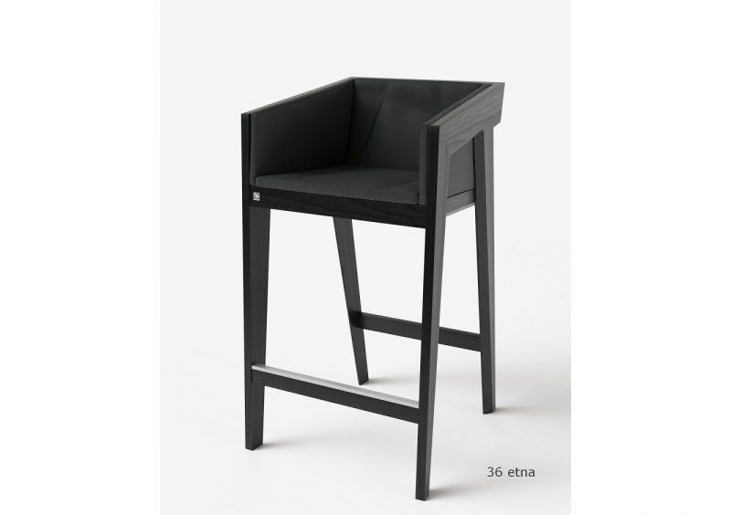 Стул барный Air 2 Bar M Black Soft рогожка