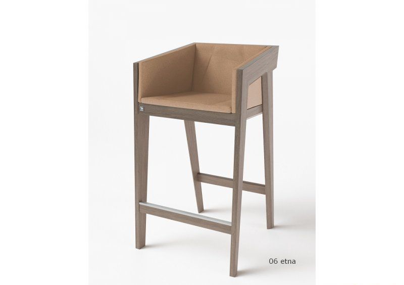 Стул барный Air 2 Bar M Gray Soft рогожка