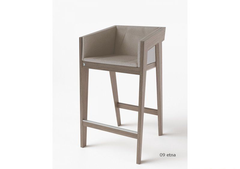 Стул барный Air 2 Bar M Gray Soft рогожка