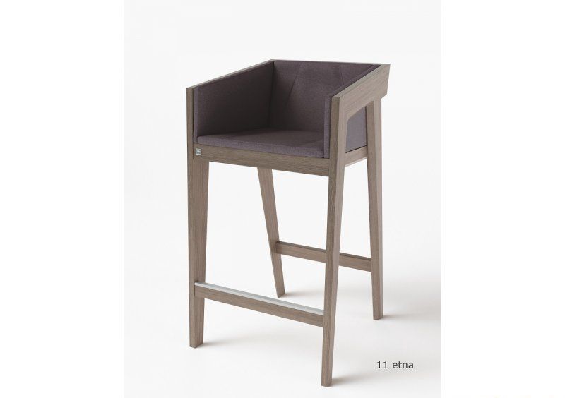 Стул барный Air 2 Bar M Gray Soft рогожка