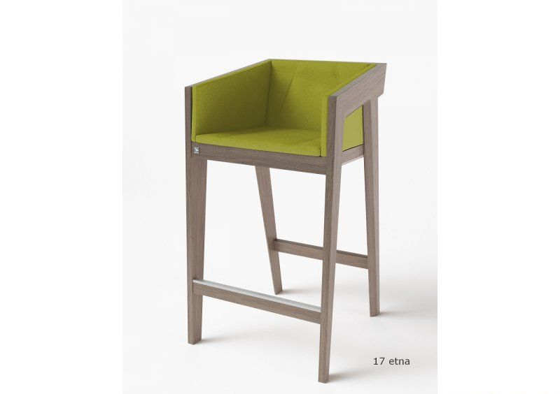 Стул барный Air 2 Bar M Gray Soft рогожка