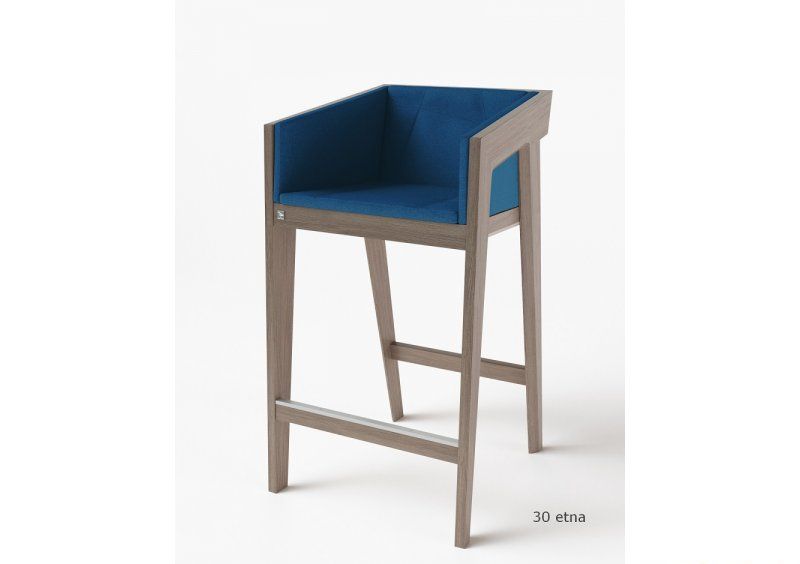 Стул барный Air 2 Bar M Gray Soft рогожка