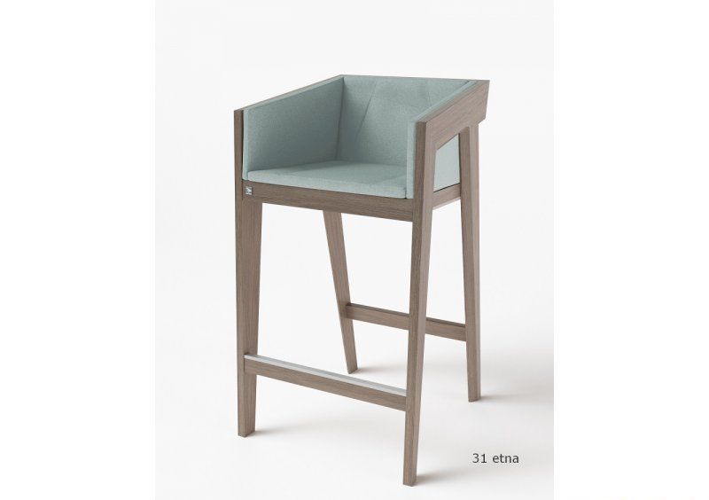 Стул барный Air 2 Bar M Gray Soft рогожка