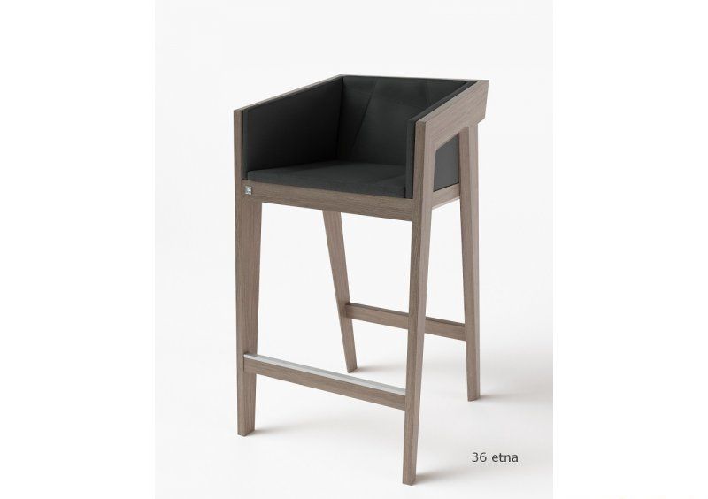 Стул барный Air 2 Bar M Gray Soft рогожка
