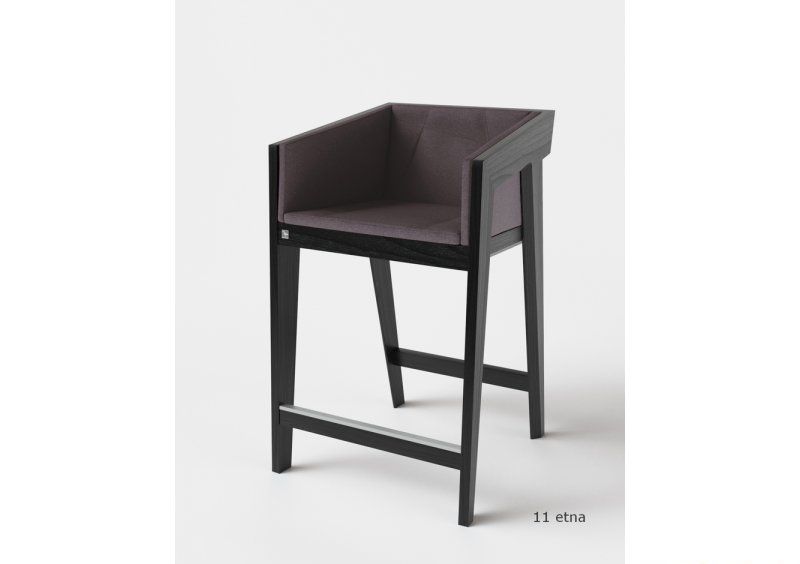 Стул полу-барный Air 2 Bar S Black Soft рогожка