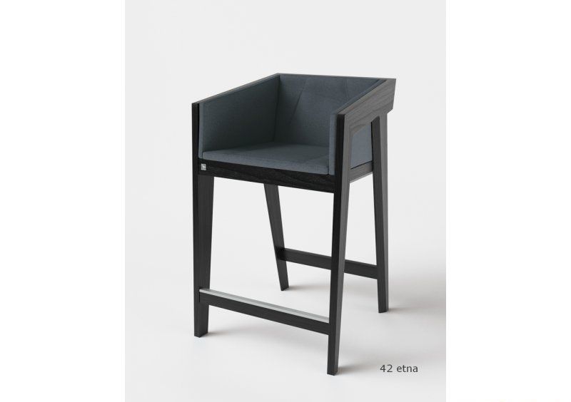 Стул полу-барный Air 2 Bar S Black Soft рогожка