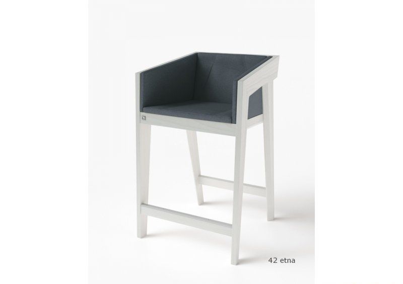Стул полу-барный Air 2 Bar S Gray Soft рогожка