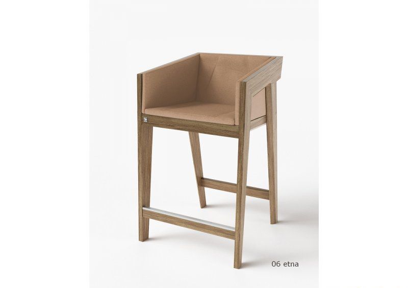 Стул полу-барный Air 2 Bar S Light Brown Soft рогожка