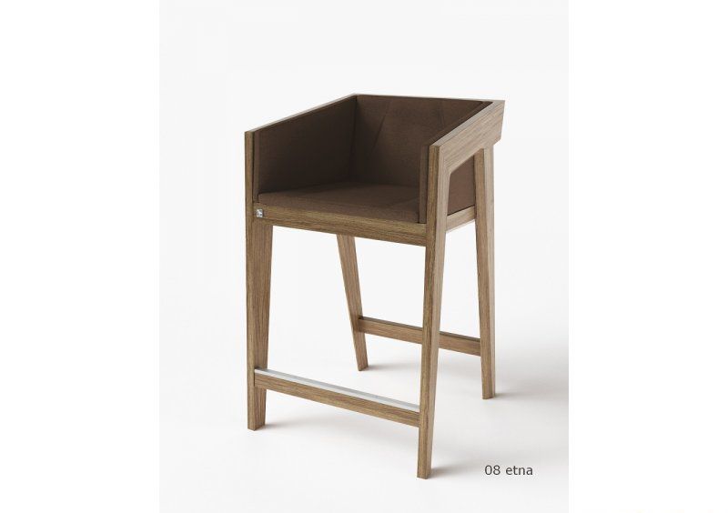 Стул полу-барный Air 2 Bar S Light Brown Soft рогожка
