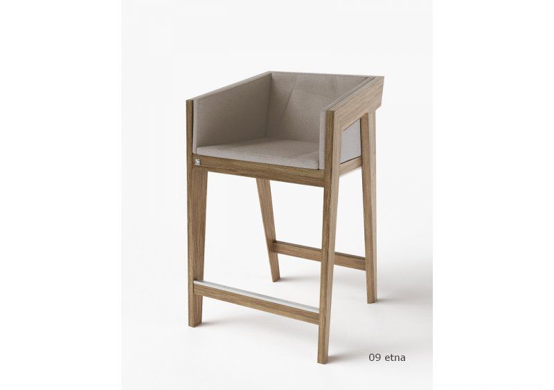 Стул полу-барный Air 2 Bar S Light Brown Soft рогожка