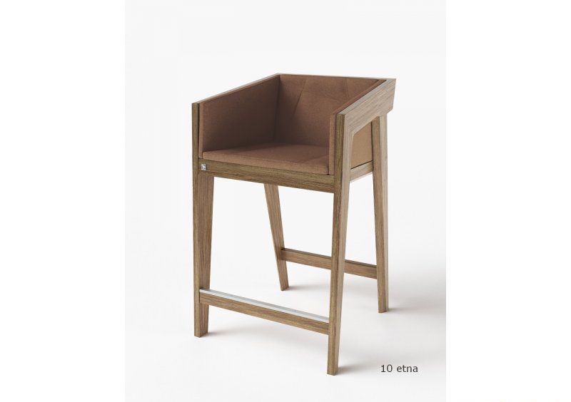 Стул полу-барный Air 2 Bar S Light Brown Soft рогожка