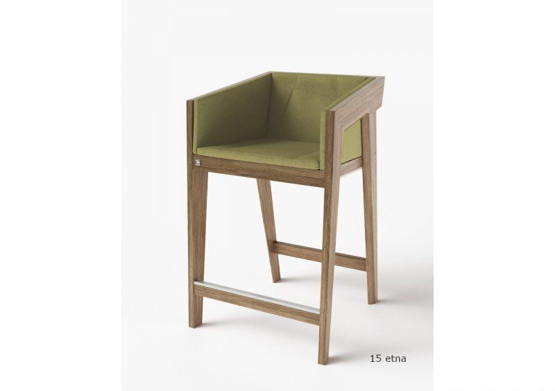 Стул полу-барный Air 2 Bar S Light Brown Soft рогожка