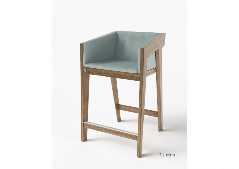 Стул полу-барный Air 2 Bar S Light Brown Soft рогожка