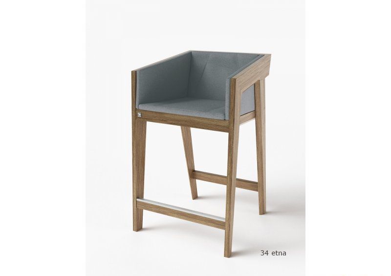 Стул полу-барный Air 2 Bar S Light Brown Soft рогожка
