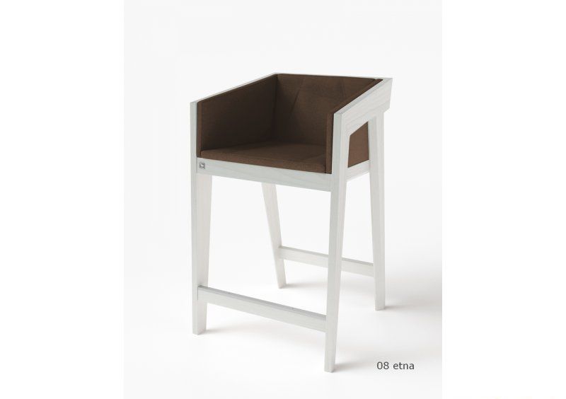 Стул полу-барный Air 2 Bar S White Soft рогожка