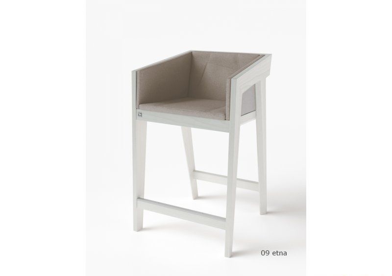 Стул полу-барный Air 2 Bar S White Soft рогожка