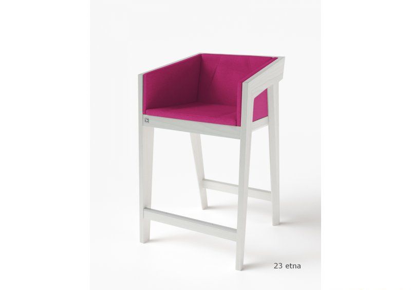 Стул полу-барный Air 2 Bar S White Soft рогожка